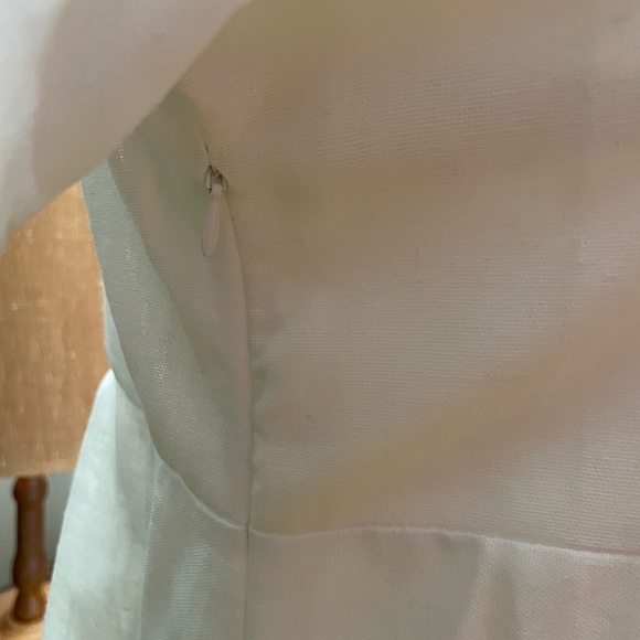 Vintage White and Red Embroidered Maxi Dress - Picture 5 of 5